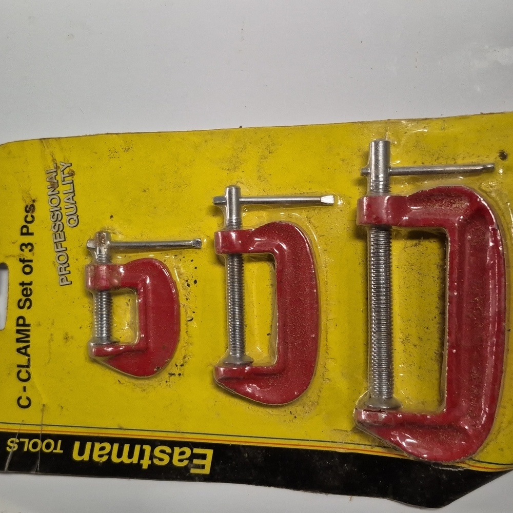 Eastman Tool Set with Try Square, Oil Filter Wrench, and C-Clamps - Picture 4 of 4